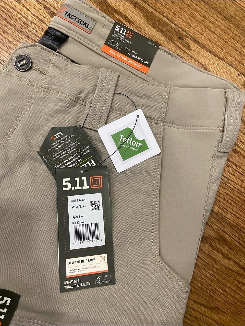 5.11 Tactical Apex Cargo Pants - Khaki/Tan - Picture 2 of 4